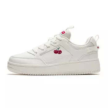 Кроссовки ANTA Life Collection Skateboarding Shoes Women's Low-top White, белый