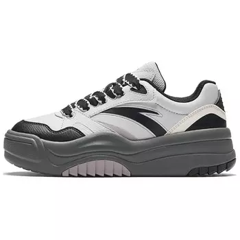 Кроссовки ANTA Life Collection Skateboarding Shoes Women's Low-top Chip Gray/black, черный