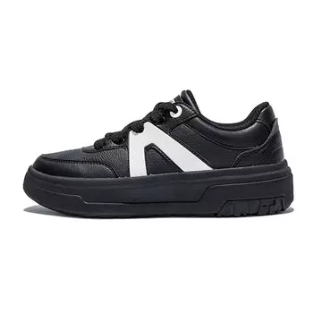 Кроссовки ANTA Life Collection Skateboarding Shoes Women's Low-top Black/Ivory, черный/слоновая кость