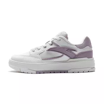 Кроссовки ANTA Life Collection Skateboarding Shoes Women's Low-top White/Purple, фиолетовый