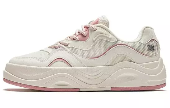 Кроссовки ANTA Life Collection Skateboarding Shoes Women's Low-top Ivory/clove Powder, слоновая кость