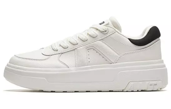 Кроссовки ANTA Life Collection Skateboarding Shoes Women's Low-top White/Black, белый/черный