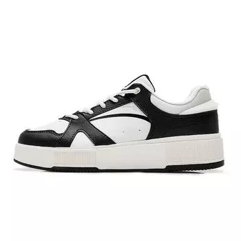 Кроссовки ANTA Life Collection Skateboarding Shoes Women's Mid-top Ivory White/base Black, слоновая кость/черный