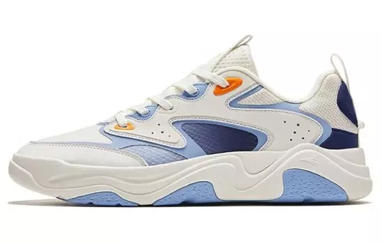 Кроссовки ANTA Lifestyle Shoes Men Low-top White/Blue, белый/синий