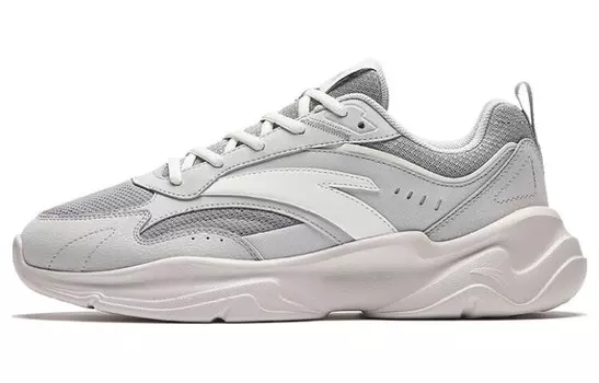 Кроссовки ANTA Lifestyle Shoes Men Low-top Silver Gray, серый