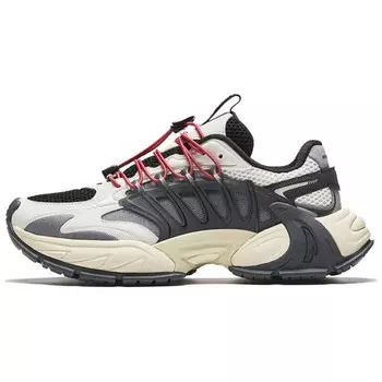 Кроссовки ANTA Lifestyle Shoes Men Low-top Beige/Black, бежевый/черный