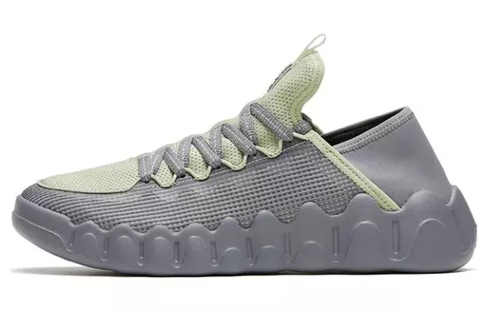 Кроссовки ANTA Lifestyle Shoes Men Low-top Gray Two/Arctic Night F23/Lucid Lemon F23, серый