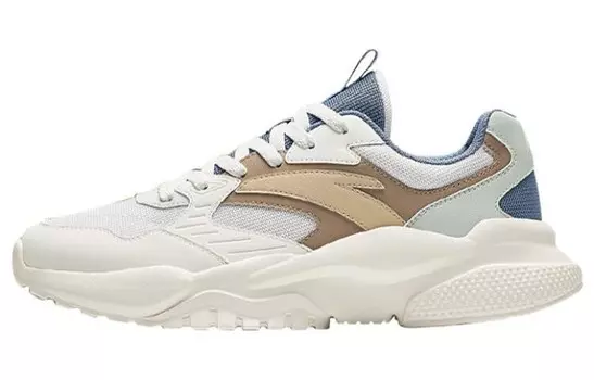 Кроссовки ANTA Lifestyle Shoes Men Low-top Ivory / Sand Gray / Dust Curtain Blue, темно-синий