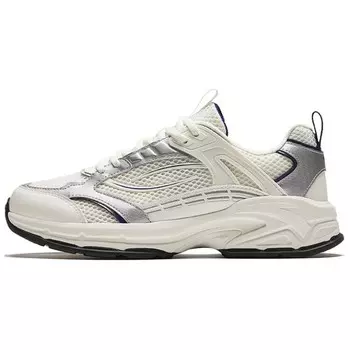 Кроссовки ANTA Lifestyle Shoes Men Low-top White/Silver, белый/серебряный