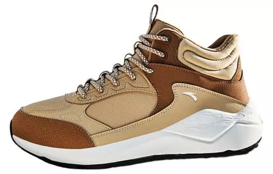 Кроссовки ANTA Lifestyle Shoes Men Low-top Malt Light Brown/lattice Brown, коричневый