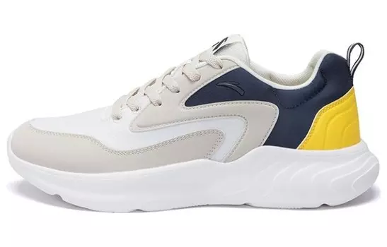 Кроссовки ANTA Lifestyle Shoes Men Low-top White/Gray, белый/серый