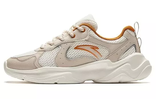 Кроссовки ANTA Lifestyle Shoes Women's Low-top White/beige/orange, оранжевый