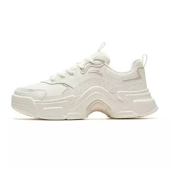 Кроссовки ANTA Lifestyle Shoes Women's Low-top Ivory/Gray, слоновая кость/серый
