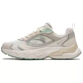 Кроссовки ANTA Lifestyle Shoes Women's Low-top, белый/зеленый