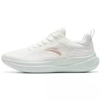 Кроссовки ANTA Lifestyle Shoes Women's Low-top Ivory White/halo Pink, розовый