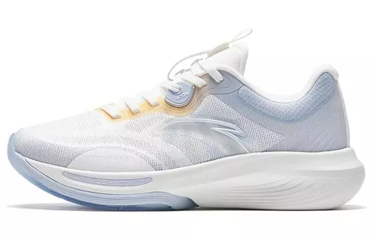 Кроссовки ANTA Lifestyle Shoes Women's Low-top White/Royal Blue, белый