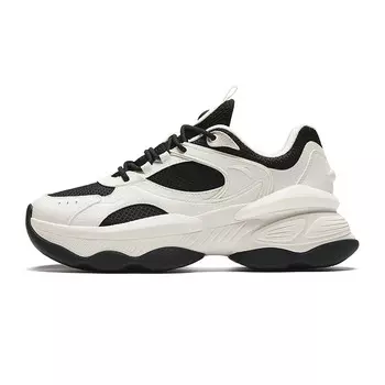 Кроссовки ANTA Lifestyle Shoes Women's Low-top Ivory/Black, слоновая кость/черный