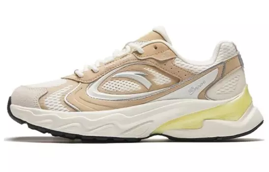 Кроссовки ANTA Lifestyle Shoes Women's Low-top Ivory/raw Wood/silver, слоновая кость