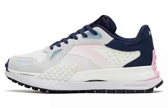 Кроссовки ANTA Lifestyle Shoes Women's Low-top White/Blue, белый/синий