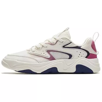 Кроссовки ANTA Lifestyle Shoes Women's Low-top Ivory / Chalk / Lotus Mist Purple, слоновая кость