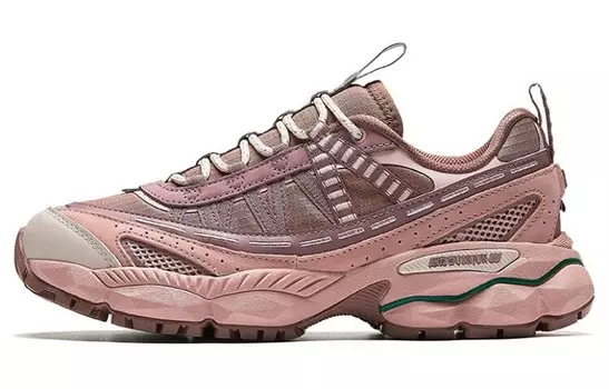 Кроссовки ANTA Lifestyle Shoes Women's Low-top Pink/Grey, коричневый