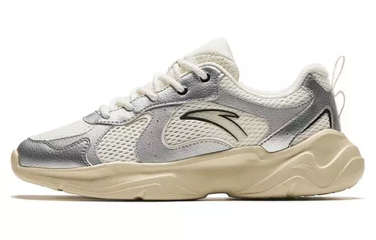 Кроссовки ANTA Lifestyle Shoes Women's Low-top White Gray Silver, белый
