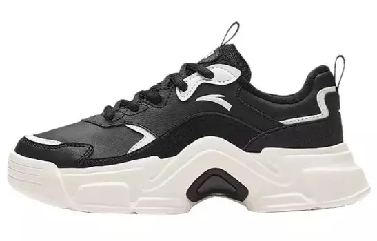 Кроссовки ANTA Lifestyle Shoes Women's Low-top Black/White, черный