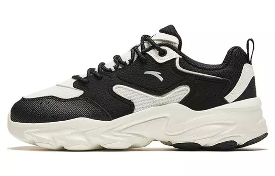 Кроссовки ANTA Lifestyle Shoes Women's Low-top Black/White, черный/белый