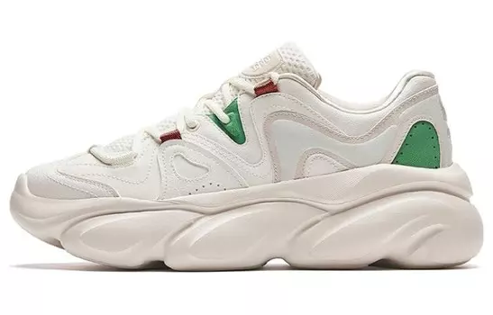 Кроссовки ANTA Lifestyle Shoes Women's Low-top White/green, белый