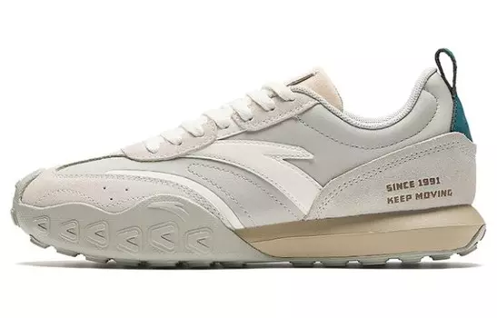 Кроссовки ANTA Lifestyle Shoes Women's Low-top White/Brown, белый