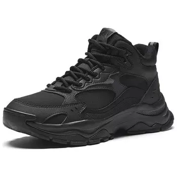 Кроссовки ANTA Lifestyle Shoes Women's Mid-top Black/carbon Gray, черный
