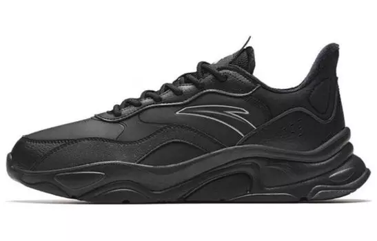 Кроссовки ANTA Little Millennium Lifestyle Shoes Men Low-top Black, черный