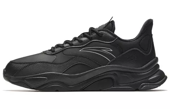 Кроссовки ANTA Little Millennium Lifestyle Shoes Men Low-top Black, черный