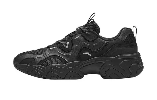 Кроссовки ANTA Meteorite Chunky Sneakers Men Low-top, черный