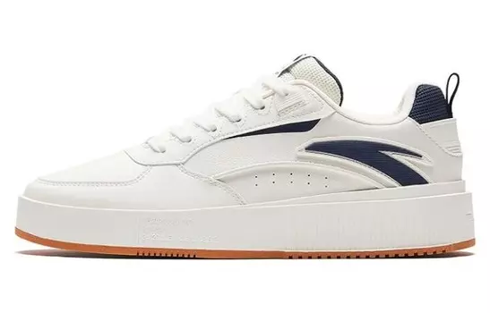Кроссовки ANTA Milk Lid 2 Skateboarding Shoes Men Low-top White/Royal Blue, белый/синий