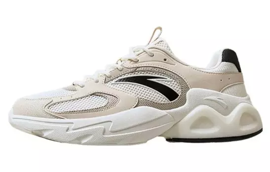Кроссовки ANTA Millennium 2.0 Lifestyle Shoes Men Low-top White/m/black, бордовый