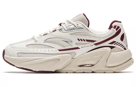 Кроссовки ANTA Millennium 6 Lifestyle Shoes Women's Low-top Beige/Red, бежевый/красный