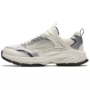 Кроссовки ANTA Millennium Glacier Lifestyle Shoes Women's Low-top White/Silver, белый/серебряный