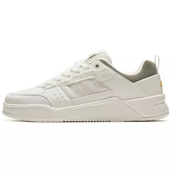 Кроссовки ANTA Rubber Bullet Skateboarding Shoes Men Low-top Ivory White / Bleached Green, слоновая кость/зеленый