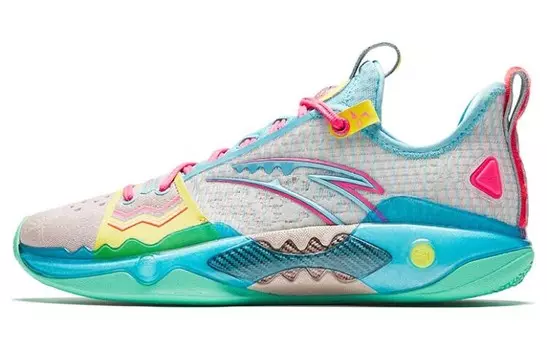 Кроссовки ANTA Shock Wave 5 Pro Kyrie Irving Halloween, голубой