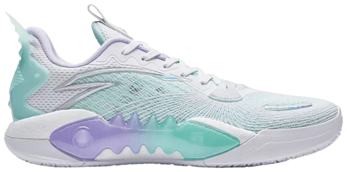 Кроссовки Anta Shock Wave 5 Team v2 'White Virtual Blue', зеленый