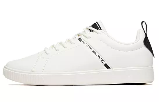 Кроссовки ANTA Skateboard Shoes Men Low-Top Ivory White Black