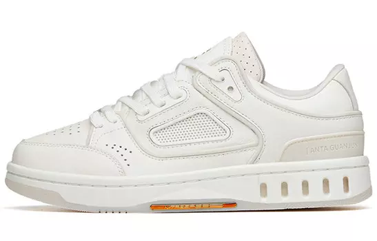 Кроссовки ANTA Skateboard Shoes Women's Low-Top Ivory White/Muddy Sand Gray
