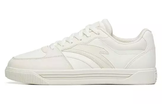 Кроссовки ANTA Skateboard Shoes Women's Low-Top Ivory White/Muddy Sand Gray