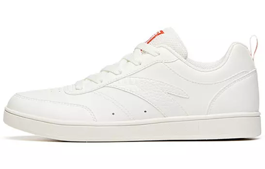 Кроссовки ANTA Skateboard Shoes Women's Low-Top Ivory White/Lava Orange