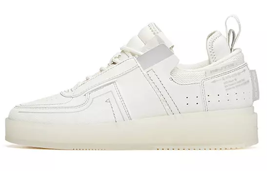 Кроссовки ANTA Skateboard Shoes Women's Low-Top Ivory White/Microchip Gray