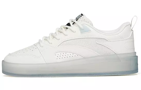 Кроссовки ANTA Skateboard Shoes Women's Low-Top Ivory White/FANTAsy Blue/Black