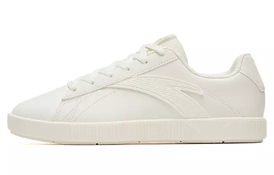 Кроссовки ANTA Skateboard Shoes Women's Low-Top Ivory White/Muddy Sand Gray