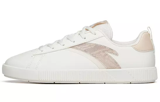 Кроссовки ANTA Skateboard Shoes Women's Low-Top Ivory White/Champagne