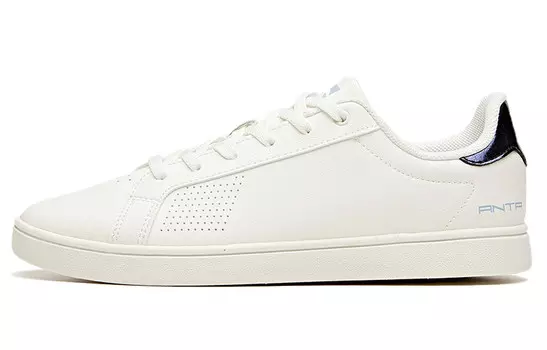 Кроссовки ANTA Skateboard Shoes Women's Low-Top Ivory White
